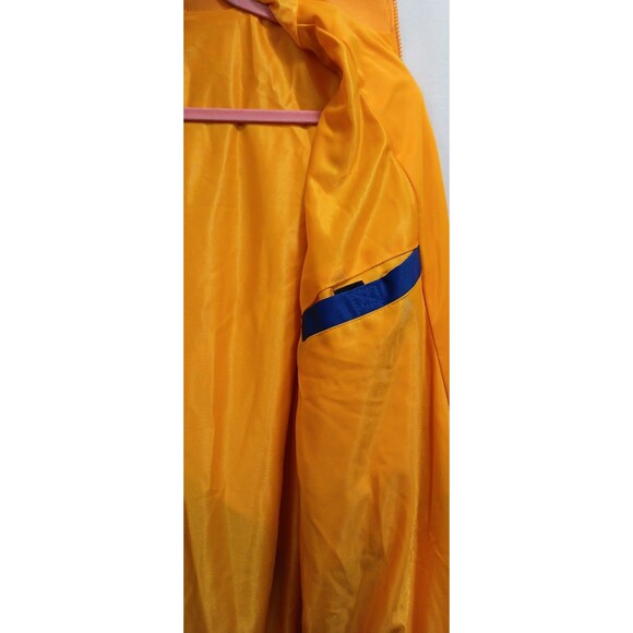 Golden State Warriors Jacket XL UNK NBA Full Zip Colorblock Blue Yellow Retro - Picture 11 of 14